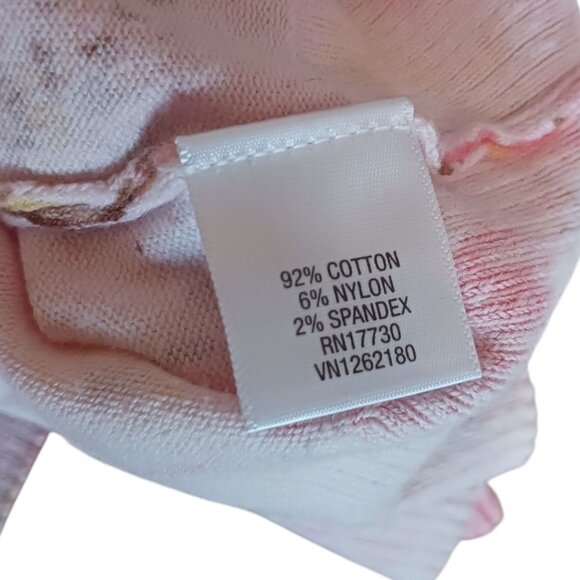 Merona Floral Print Cardigan Sweater Cotton Blend 3/4 Sleeves Mukticolor Small - Picture 7 of 10